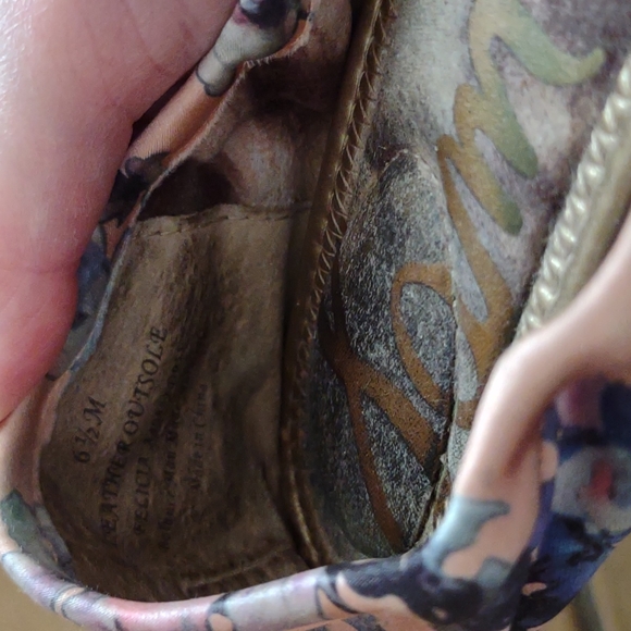 Well-used Sam Edelman Felicia Flat Floral Satin - Picture 7 of 11